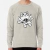 ssrcolightweight sweatshirtmensoatmeal heatherfrontsquare productx1000 bgf8f8f8 28 - Dandadan Stuff Merch